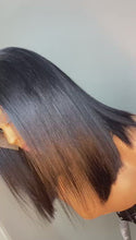 Load and play video in Gallery viewer, 14 Inch 13x4 Swiss Lace Frontal Bob Free Part Straight Wig
